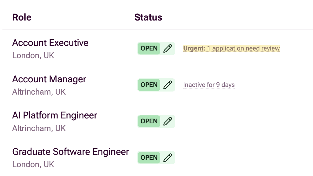Screenshot: Complete Visibility